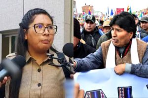 Eva Copa advierte a Evo Morales sobre la convulsión en El Alto