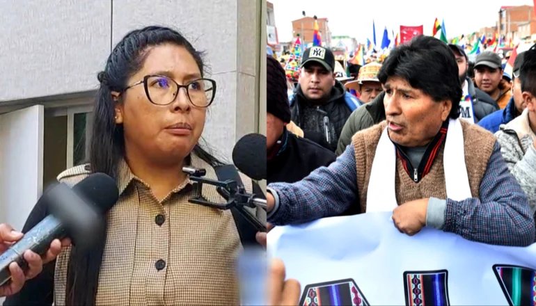 Eva Copa advierte a Evo Morales sobre la convulsión en El Alto
