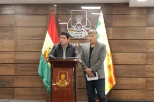 Agresiones en marcha por salvar Bolivia