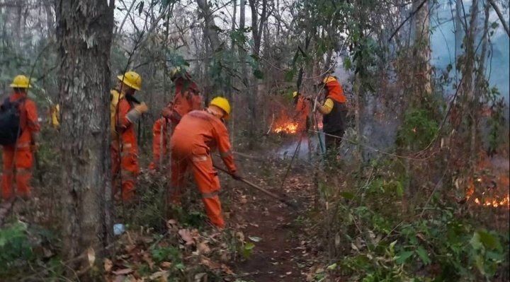 Incendios forestales en Bolivia
