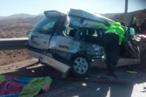 Accidente en la ruta Potosí-Uyuni