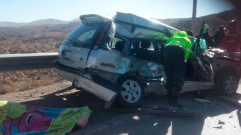 Accidente en la ruta Potosí-Uyuni