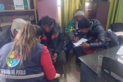 bloqueo de caminos en La Paz