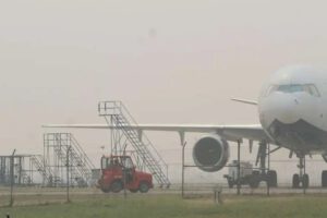 Suspensión de operaciones en aeropuertos por humareda