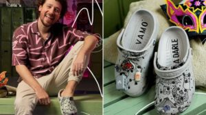 Carnaval de Oruro inspira nuevo diseño de los crocs de Luisito Comunica