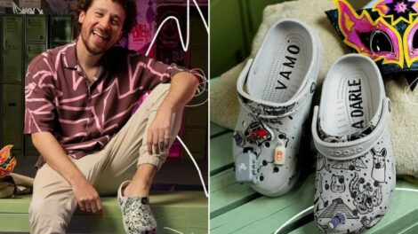 Carnaval de Oruro inspira nuevo diseño de los crocs de Luisito Comunica