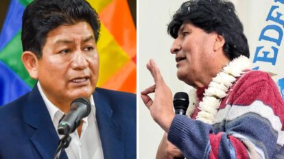 Montaño califica de cobarde a Evo Morales por abandonar la marcha