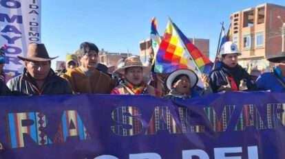 Marcha Para Salvar Bolivia en La Paz
