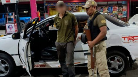 Hombre aprehendido en Cotoca intentando hacerse pasar por policía