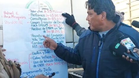 Enriquecimiento ilícito hijos Arce