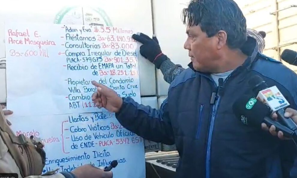 Enriquecimiento ilícito hijos Arce