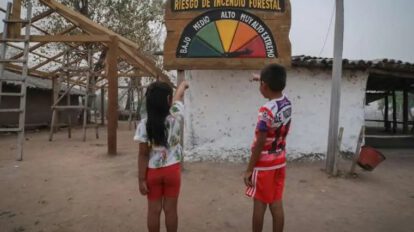 Crisis educativa por incendios en comunidades indígenas