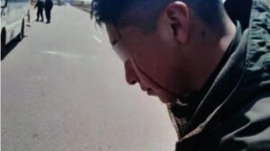 agresiones a uniformados durante la Marcha para Salvar Bolivia