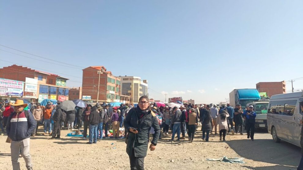 Respaldo al Gobierno de Luis Arce en El Alto