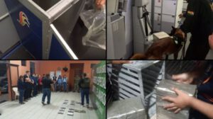 Droga en el aeropuerto de Viru Viru