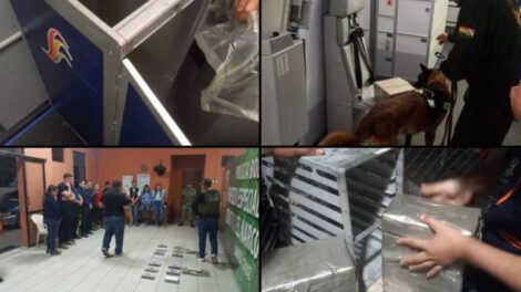 Droga en el aeropuerto de Viru Viru