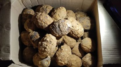 Explosivos encontrados en la Terminal de La Paz