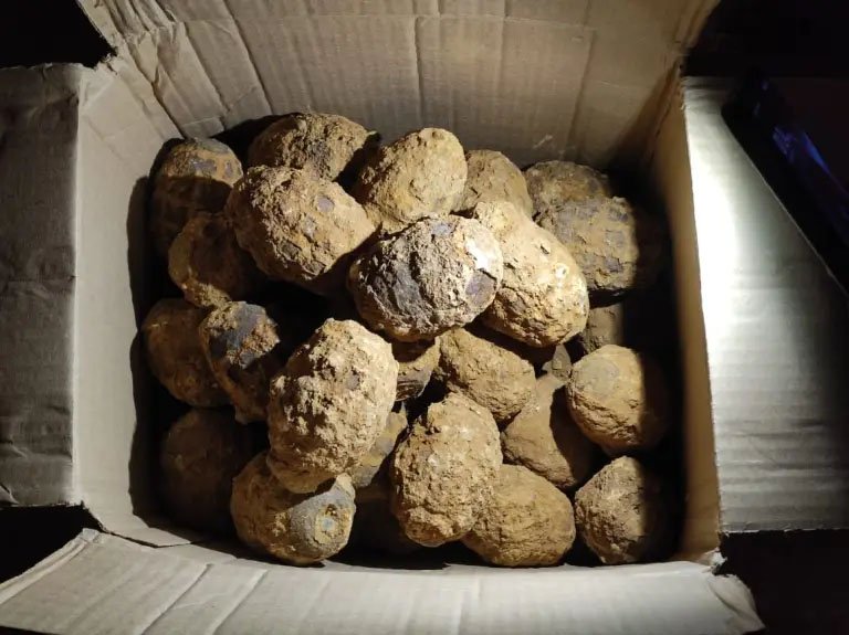 Explosivos encontrados en la Terminal de La Paz