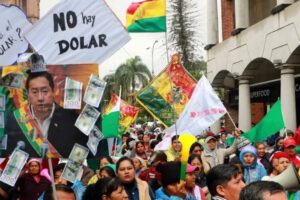 Crisis económica en Bolivia