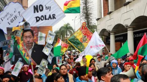 Crisis económica en Bolivia