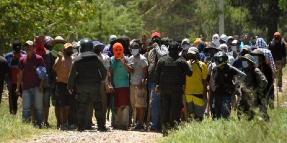 Avasallamiento de terrenos en Bajo Paraguá