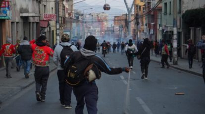 Enfrentamientos entre evistas y arcistas durante la marcha liderada por Evo Morales