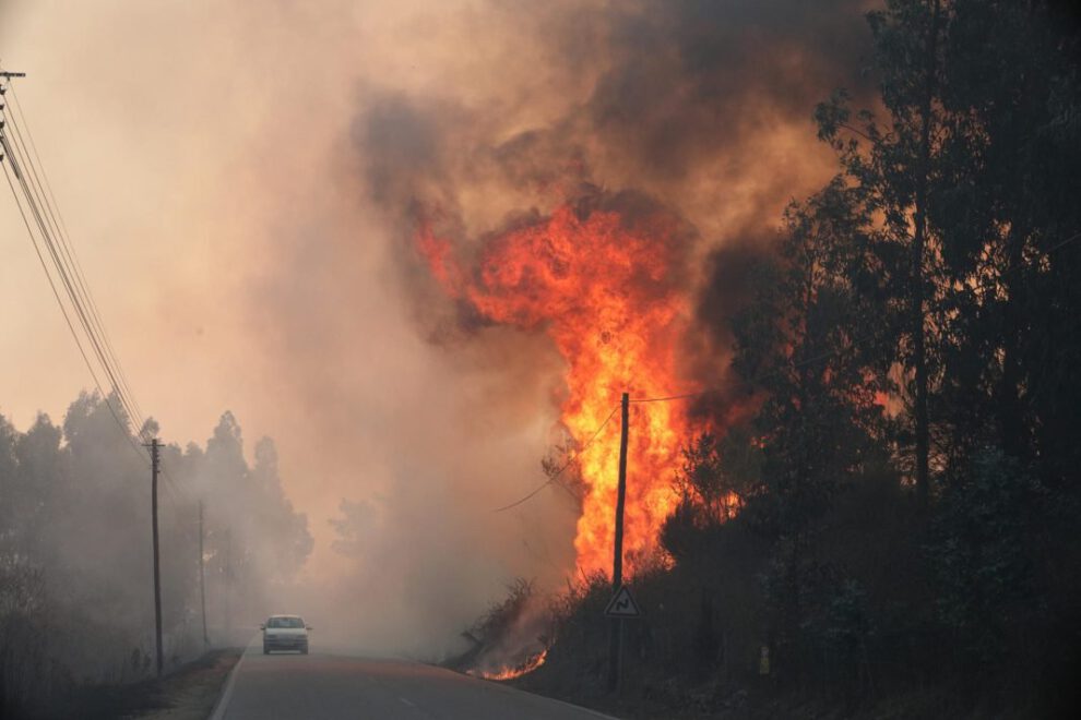 Incendios forestales en Portugal