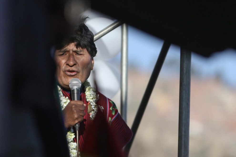 Evo Morales amenaza orden democrático en Bolivia