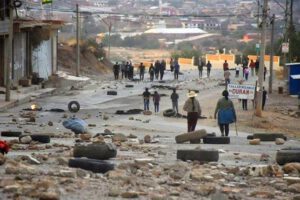 bloqueos en K’ara K’ara