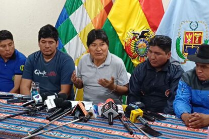 Evo Morales critica a Luis Arce en conferencia de prensa
