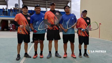 campeonato Apertura de raqueta frontón en Oruro