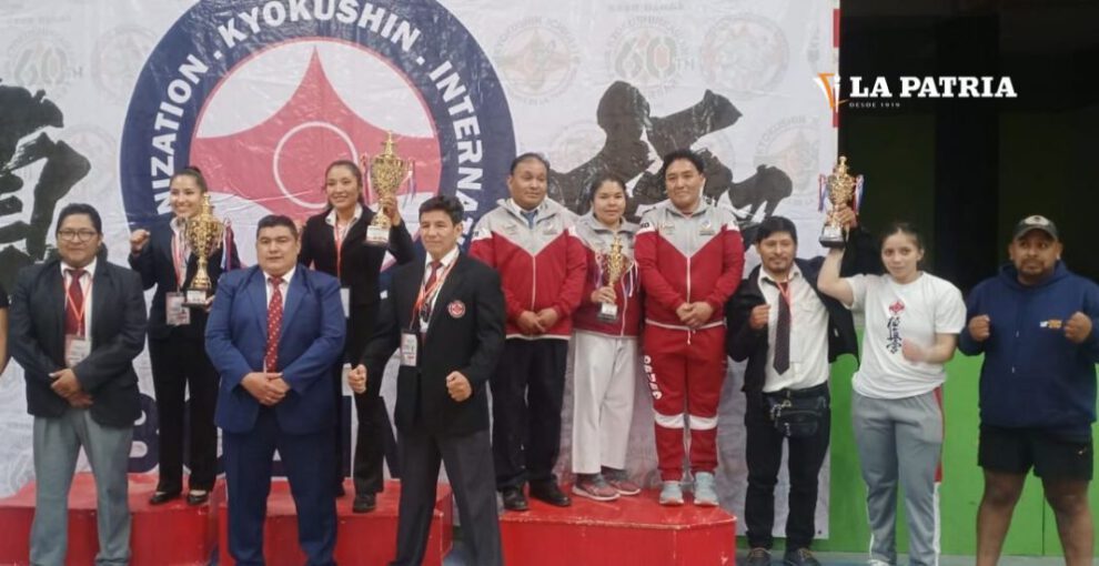 Oruro tercer lugar karate en torneo nacional
