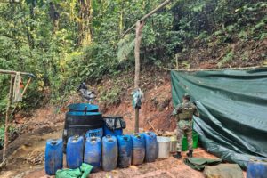 Felcn desmantela fábricas de cocaína en Villa Tunari