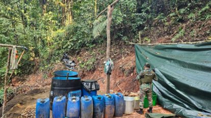 Felcn desmantela fábricas de cocaína en Villa Tunari