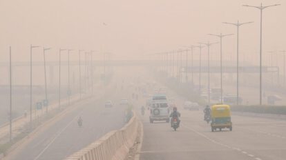 Contaminación en Nueva Delhi con lluvia artificial