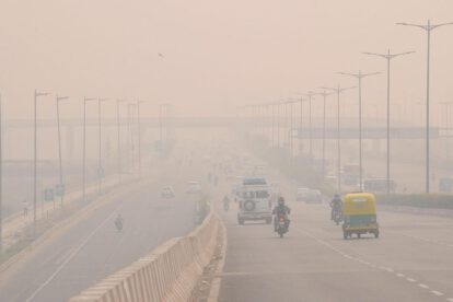 Contaminación en Nueva Delhi con lluvia artificial