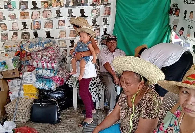 Indígenas chiquitanos esperan atención de autoridades