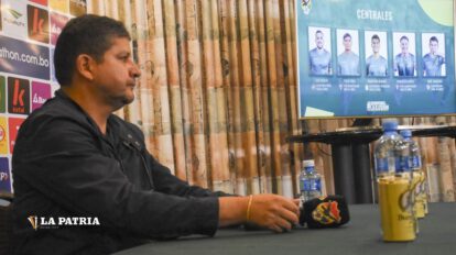 Óscar Villegas durante el anuncio de la nómina de convocados