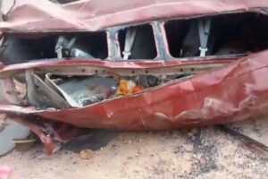 Accidente de minibús en La Paz