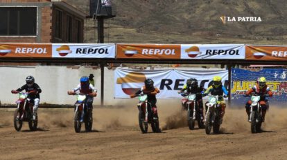 Carlos Padilla motociclismo en el circuito de Tambillo