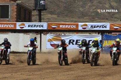 Carlos Padilla motociclismo en el circuito de Tambillo