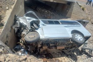 Trágico choque familiar en la carretera Oruro-Potosí