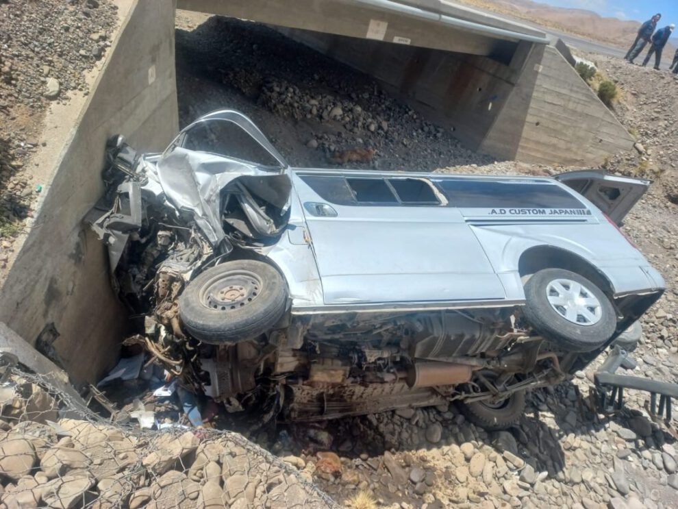 Trágico choque familiar en Challapata