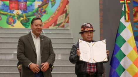 Ley de Pensiones promulgada por el presidente Luis Arce