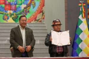 Ley de Pensiones promulgada por el presidente Luis Arce