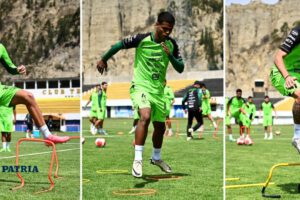 La Verde se prepara para el partido contra Colombia