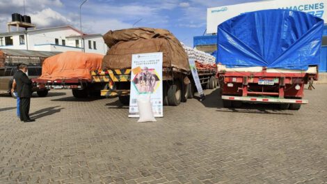 Incautación de contrabando de alimentos y carburantes