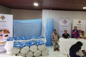 Distribución de mosquiteros para combatir la malaria