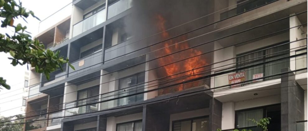 Incendio en Equipetrol