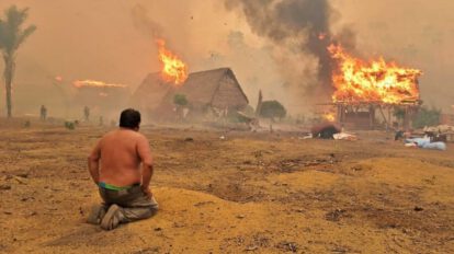 Incendio en Riberalta deja a 28 familias sin hogar